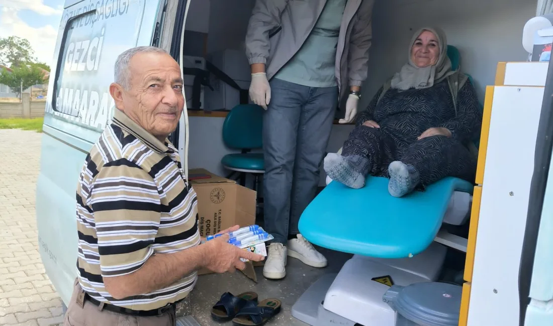 Çiçekdağı Toplum Sağlığı Merkezi ekipleri, mobil tarama aracıyla köylerde ağız