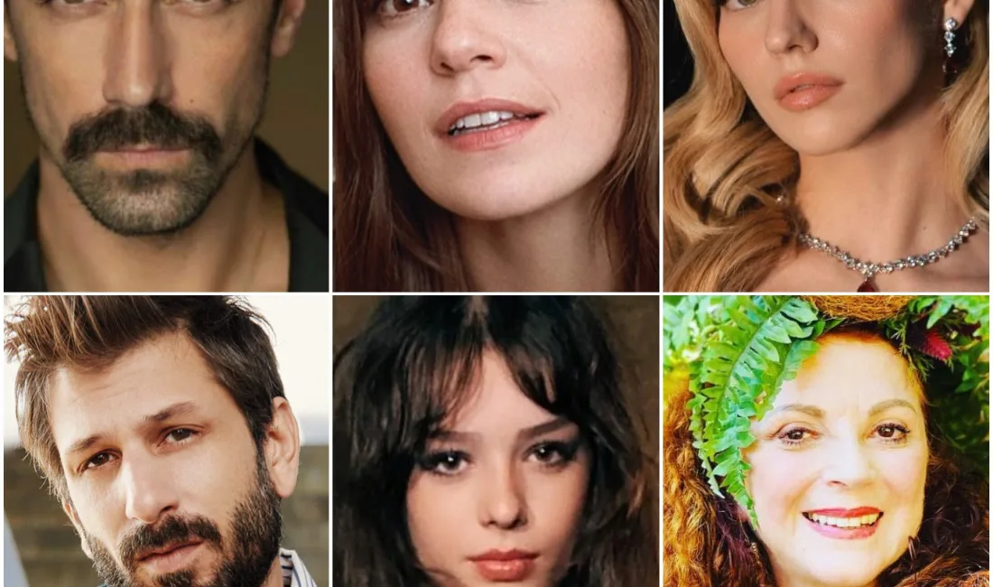 İbrahim Çelikkol (Sarp), Aslı Enver (Serra), Nilsu Berfin Aktaş ve