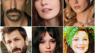 İbrahim Çelikkol (Sarp), Aslı Enver (Serra), Nilsu Berfin Aktaş ve