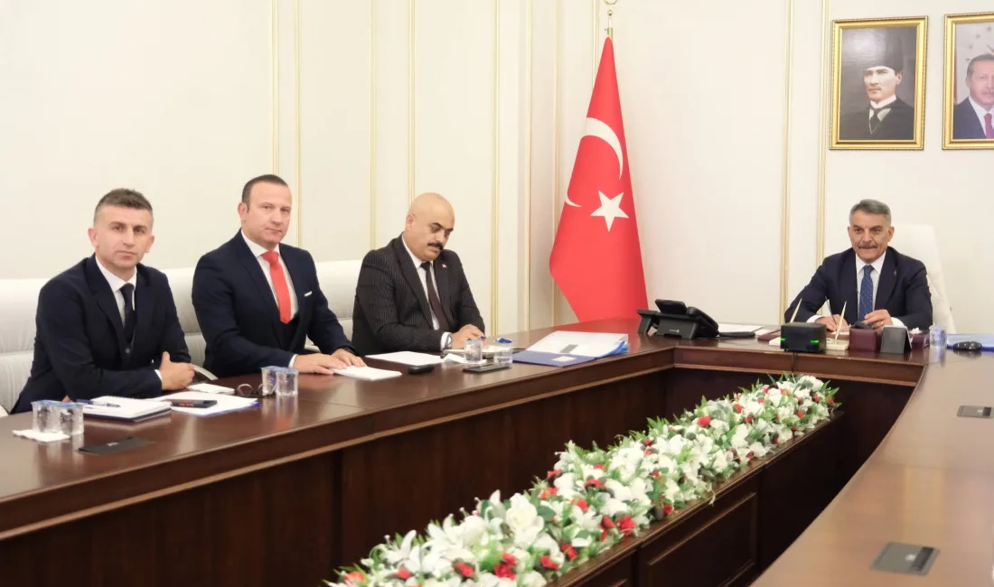 Yozgat Valisi Mehmet Ali Özkan başkanlığında gerçekleştirilen toplantıda, il genelinde