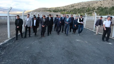 Yozgat Valisi Mehmet Ali Özkan, Yerköy Belediyesi tarafından yapımı devam