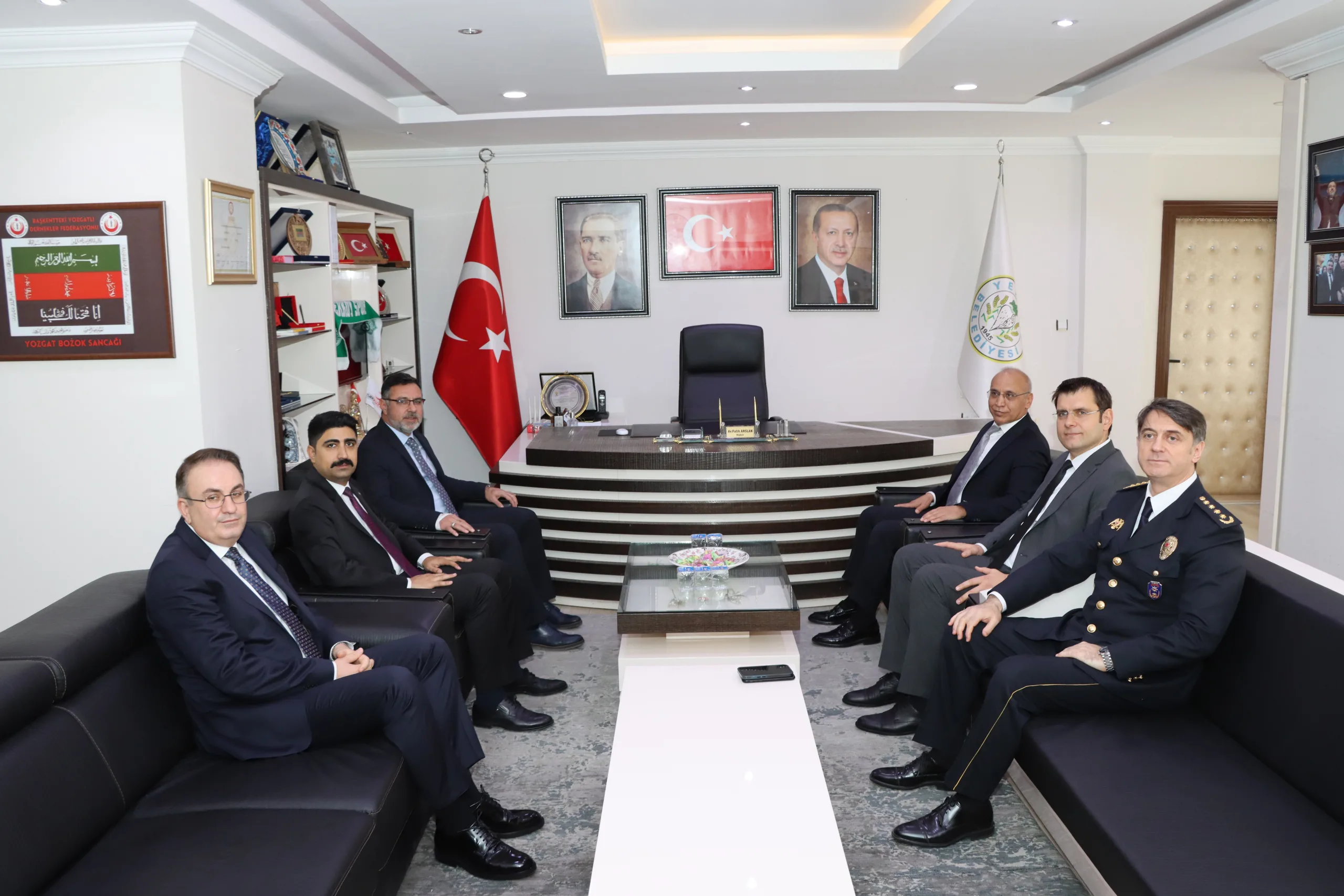 Emniyet Genel Müdür Yardımcısı Fatih Kaya, Belediye Başkanı Av. Fatih