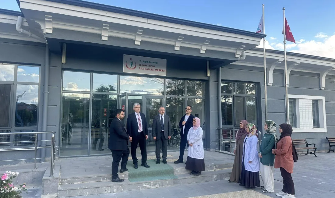 Yerköy ilçemizde yapılması planlanan Aile Sağlığı Merkezi için saha incelemesi