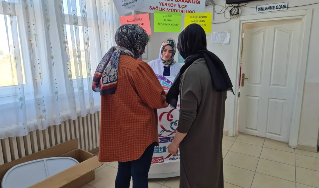 Yerköy İlçe Sağlık Müdürlüğü, 21-27 Eylül Alzheimer Haftası ve 29