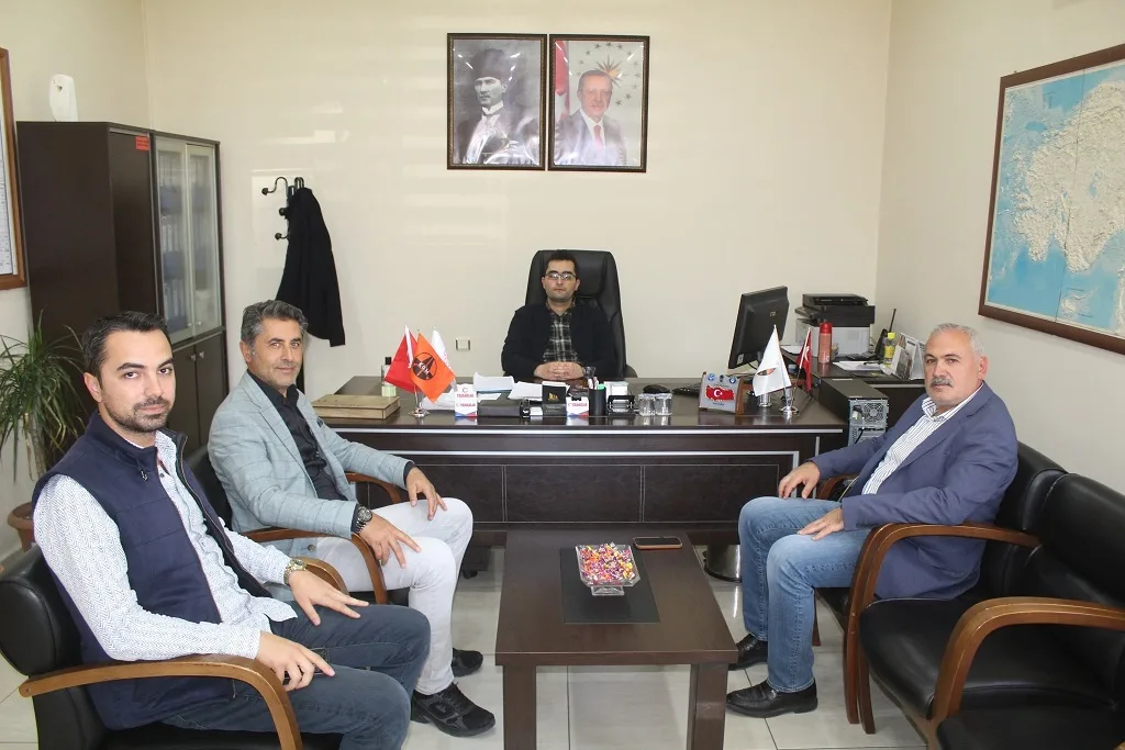 Boğazlıyan Belediye Başkanı Gökhan Coşar, Karayolları ve Vergi Dairesi müdürlerini