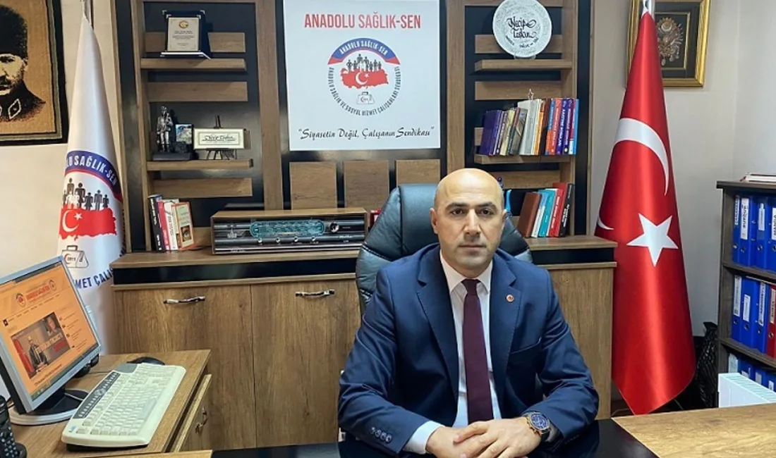 Anadolu Sağlık Sen Genel Başkanı Necip Taşkın, memur ve memur