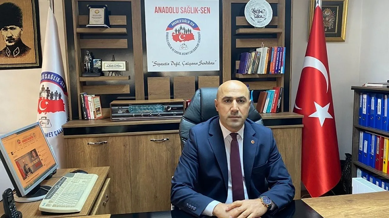 Anadolu Sağlık Sen Genel Başkanı Necip Taşkın, memur ve memur