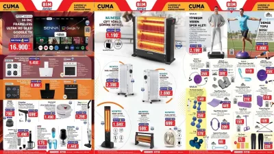 BİM marketlerinin 24 Ekim Cuma gününe özel aktüel ürün kataloğu,