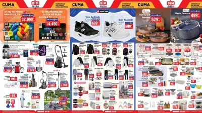 BİM 31 Ekim Cuma aktüel ürünler kataloğu duyuruldu. Bu hafta,