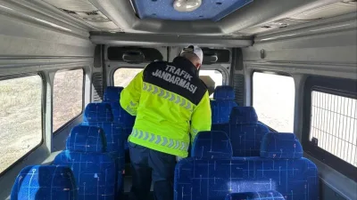 Boğazlıyan İlçe Jandarma Komutanlığı Trafik Timi, öğrenci taşımacılığında güvenliğin artırılması