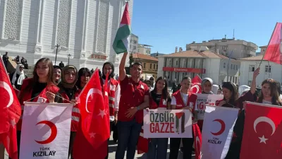 Yozgat Bozok Üniversitesi Genç Kızılay Topluluğu, Gazze'deki insanlık dramına dikkat