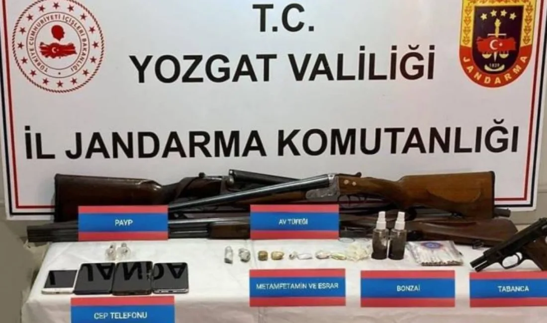 Yozgat İl Jandarma Komutanlığı, uyuşturucu ticareti yapan şahıslara yönelik düzenlediği