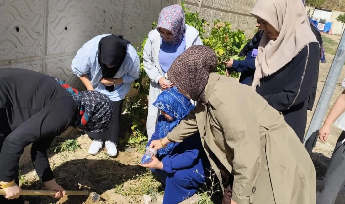 Yerköy ilçemizde çevre bilincini artırmak amacıyla dikiş-nakış kursiyerleri, "Yeşil Vatan"