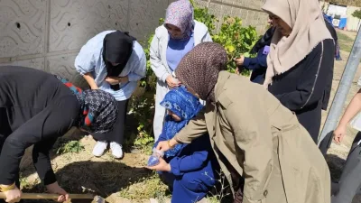 Yerköy ilçemizde çevre bilincini artırmak amacıyla dikiş-nakış kursiyerleri, "Yeşil Vatan"