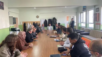 Sarıkaya Belediye Başkanı Osman Gözan ve İlçe Milli Eğitim Müdürü