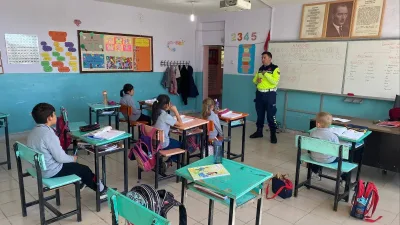 Şefaatli İlçe Jandarma Komutanlığı Trafik Timleri, ilkokul öğrencilerine yönelik trafik