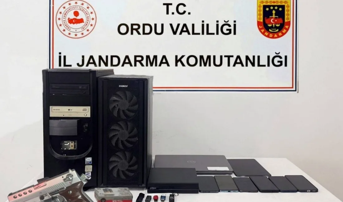 Ordu merkezli düzenlenen siber suç operasyonunda gözaltına alınan 7 şüpheliden