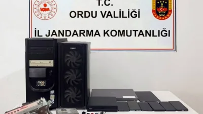 Ordu merkezli düzenlenen siber suç operasyonunda gözaltına alınan 7 şüpheliden
