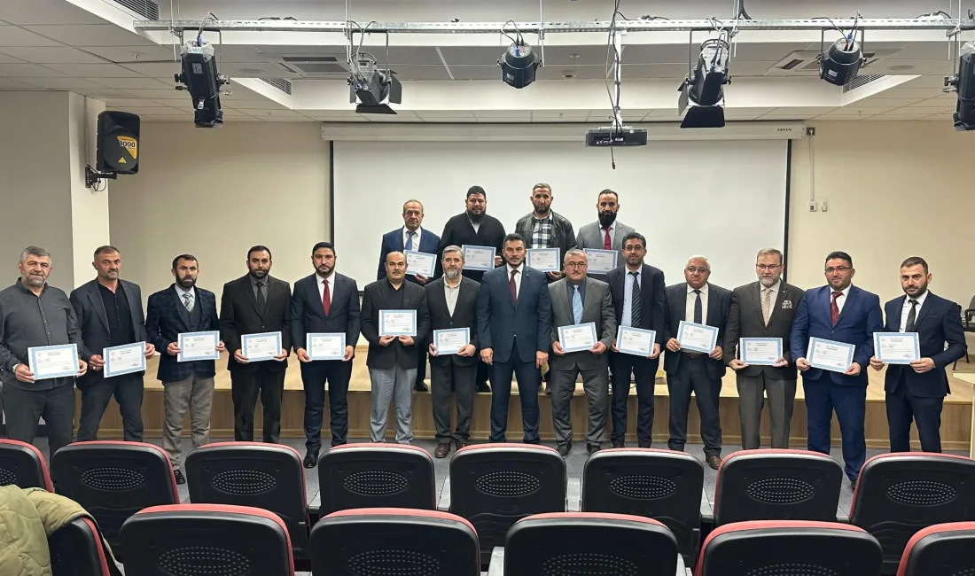 Sorgun Kaymakamı Abdurrezzak Canpolat, din görevlileri ve Kur’an Kursu öğreticilerine