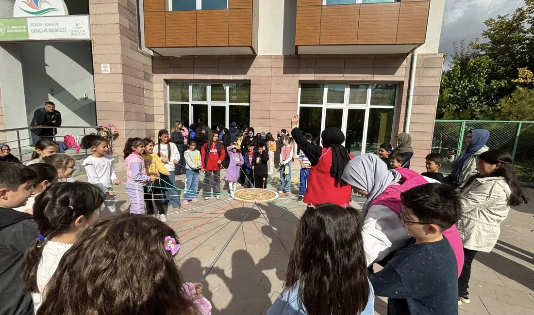 Sorgunlu gençler, Gençlik ve Spor İlçe Müdürlüğü tarafından düzenlenen festivalde