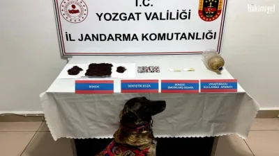 Yozgat'ta jandarma ekiplerinin düzenlediği operasyonda, bir evde 117,76 gram bonzai,