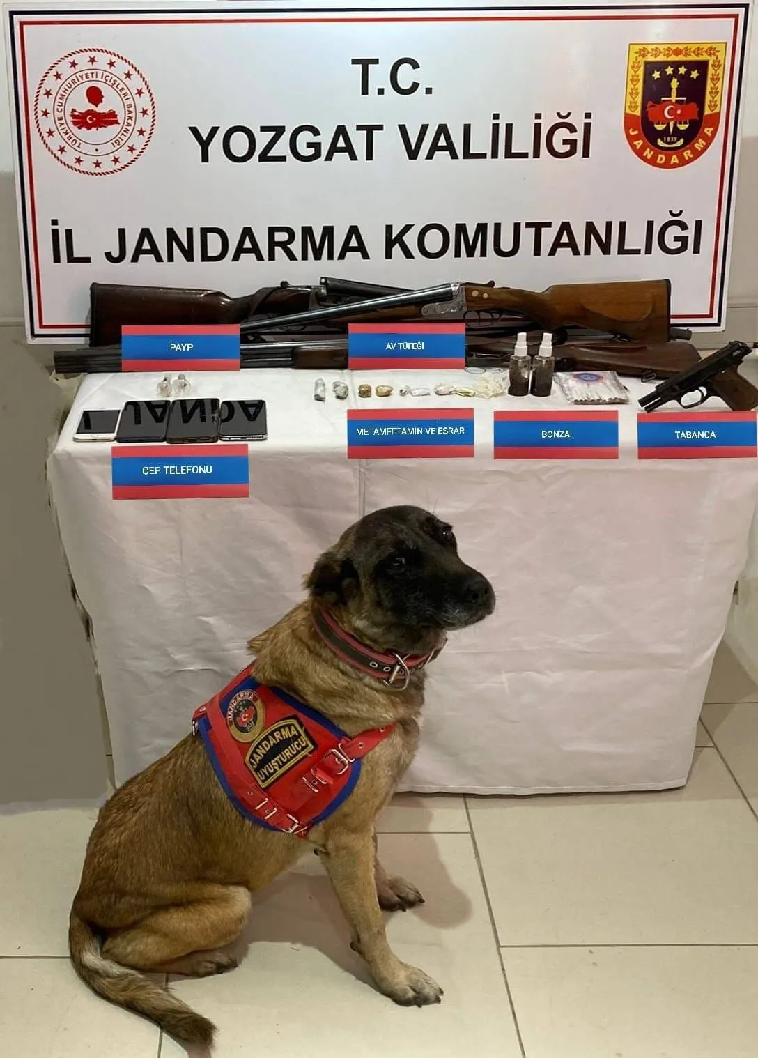 Yozgat İl Jandarma Komutanlığı, uyuşturucu ticareti yapan şahıslara yönelik düzenlediği