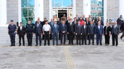 Yozgat Valisi Mehmet Ali Özkan, Yerköy ilçesinde gerçekleştirdiği ziyaretlerde resmi