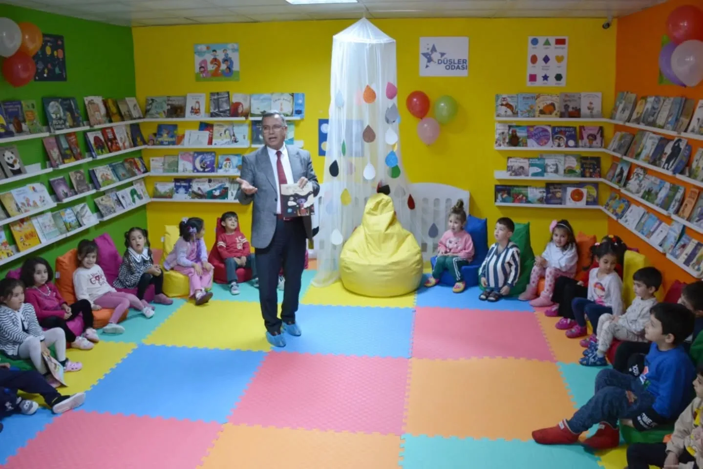 Yozgat'ta Şehit Tevfik Fikret Erciyas Anaokulu’nda, öğrencilerin yaratıcılığını artıracak “Düşler