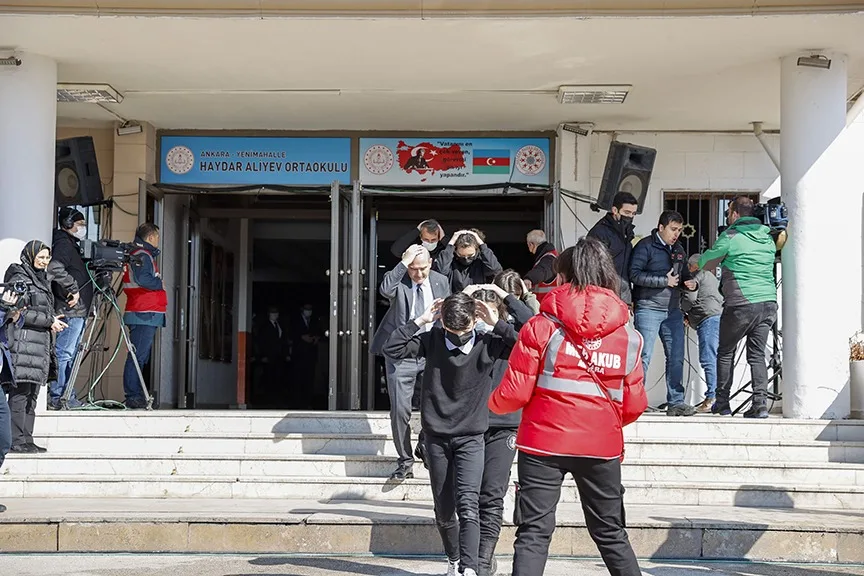 Milli Eğitim Bakanlığı (MEB), "Afetler ve Dayanıklılık Ayı" etkinlikleri çerçevesinde,