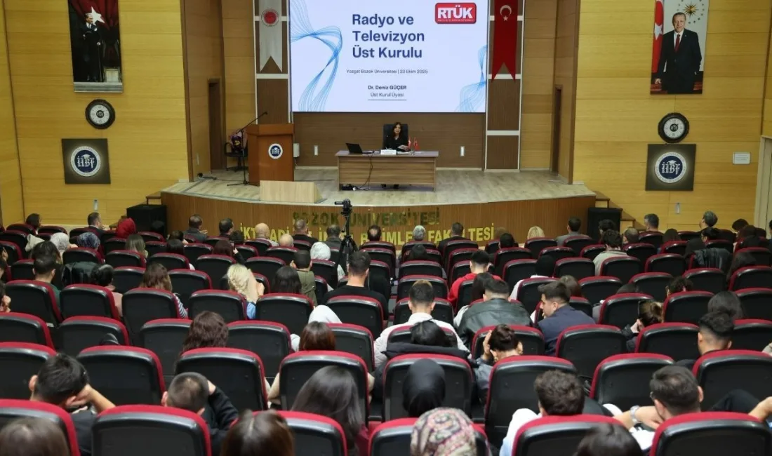 Yozgat Bozok Üniversitesi’nde düzenlenen “Türk Toplum Yapısının Korunmasında RTÜK’ün Önemi”