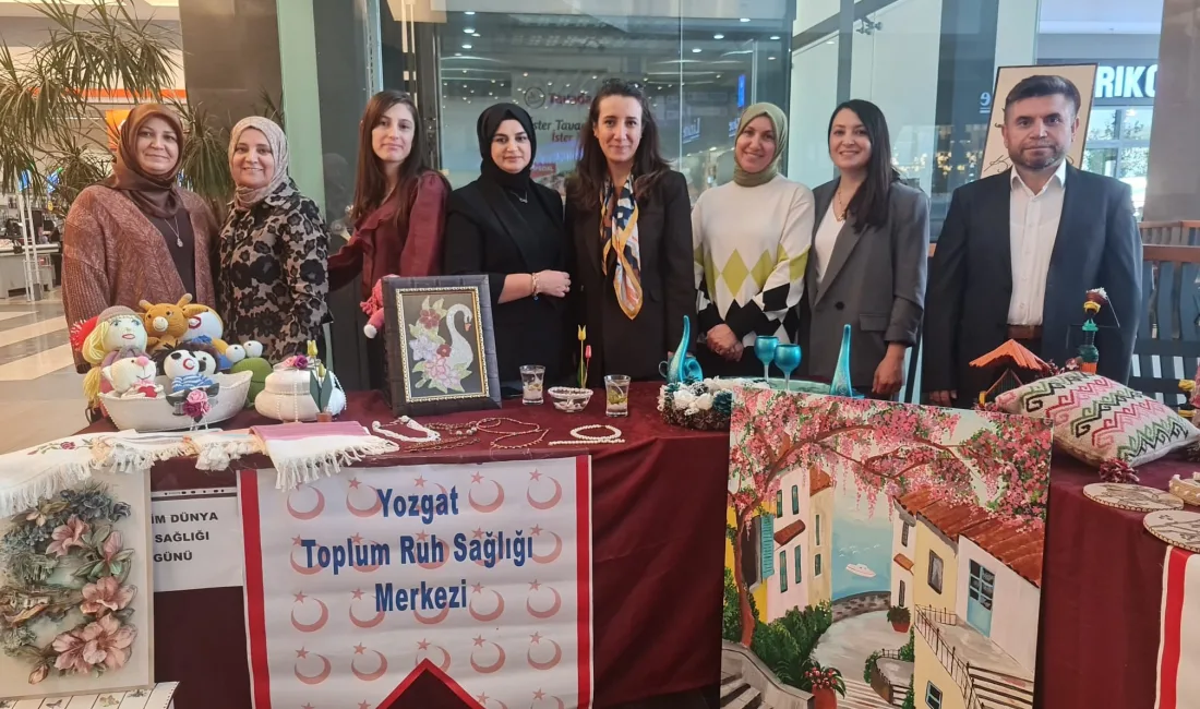 Yozgat’ta, Dünya Ruh Sağlığı Günü dolayısıyla çeşitli etkinlikler düzenlendi.