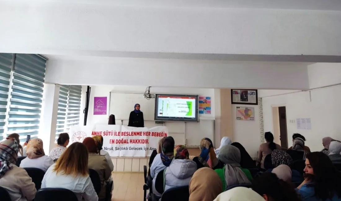 Yozgat İl Sağlık Müdürlüğü, Ulusal Emzirme Haftası nedeniyle 'Anne Sütünün