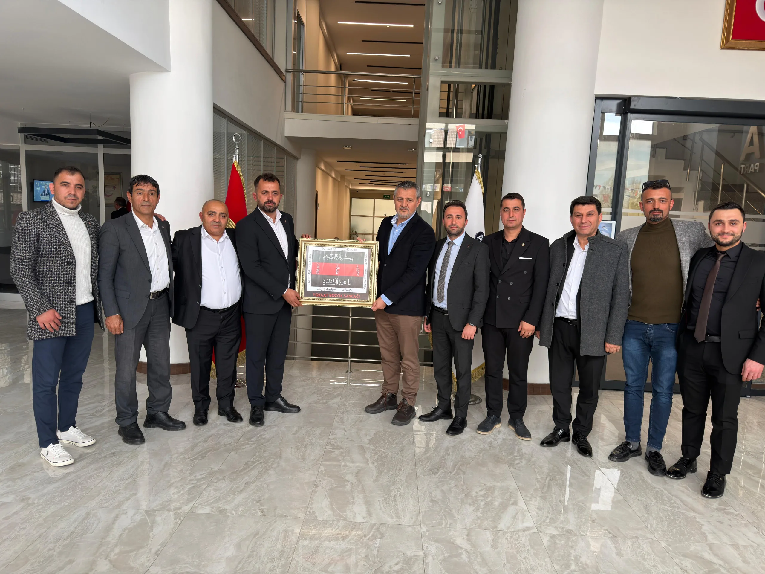 Başkentteki Yerköylüler Derneği Başkanı İsa Kaya ve Kurucu Genel Başkan