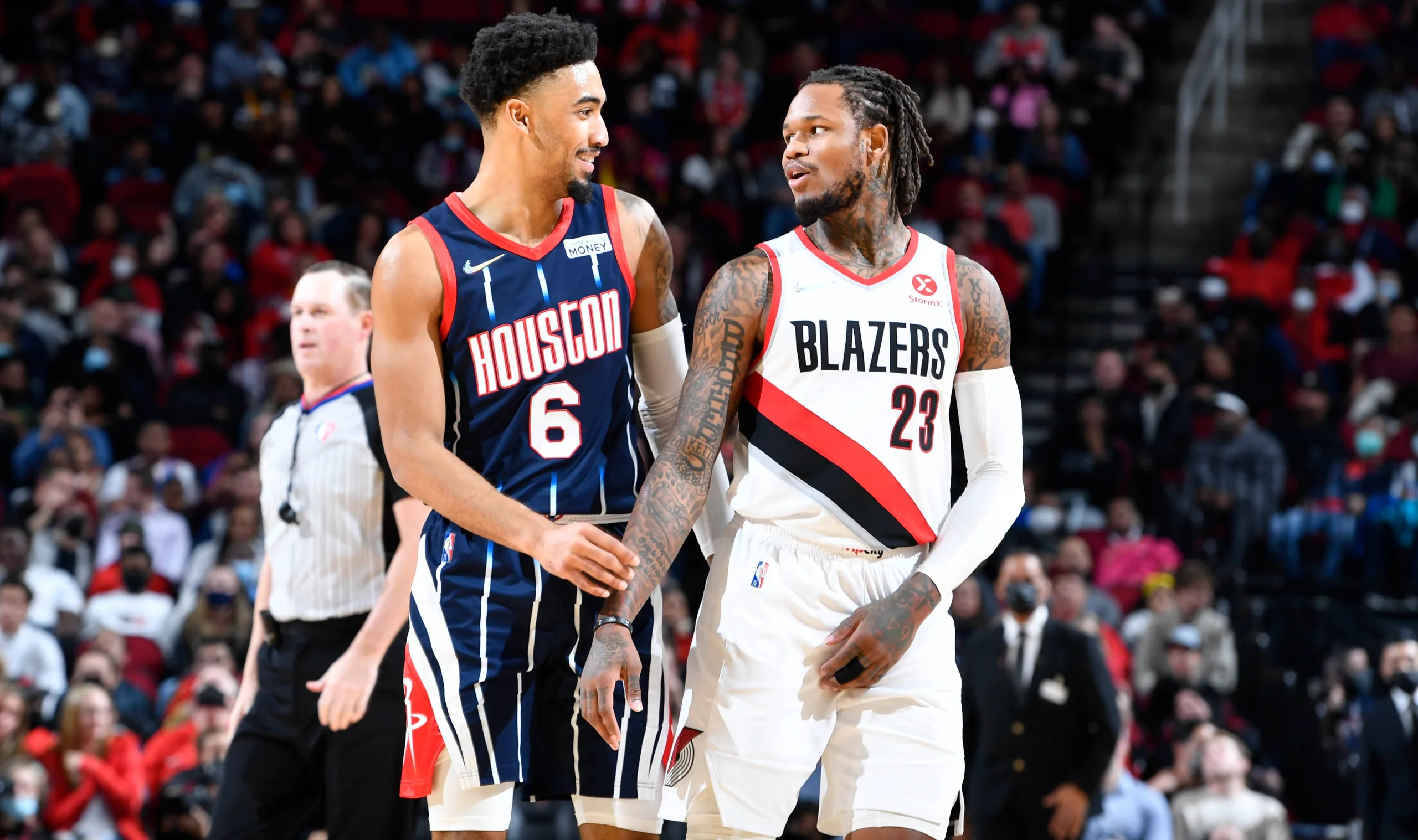 Houston Rockets – Portland Trail Blazers karşılaşmasında Duop Reath kusursuz