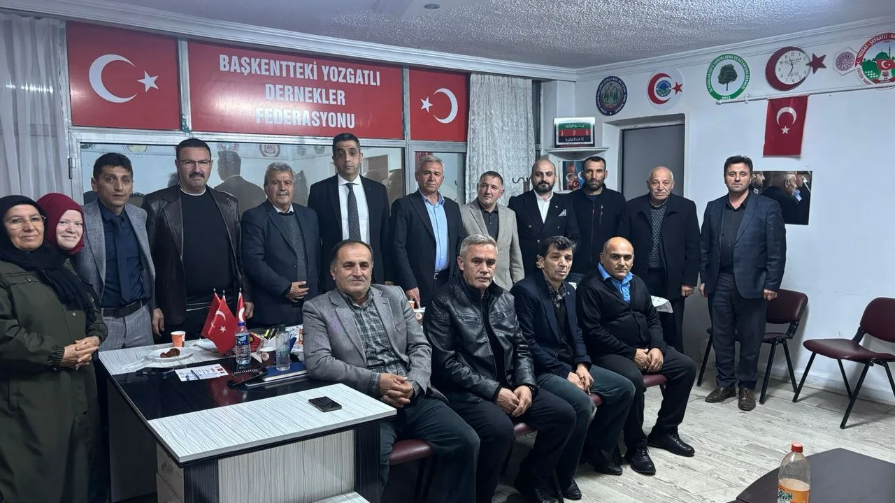 Yozgatlı Dernekler Federasyonu (BAYDEF) yönetim kurulu toplantısı, önemli katılımcılarla birlikte
