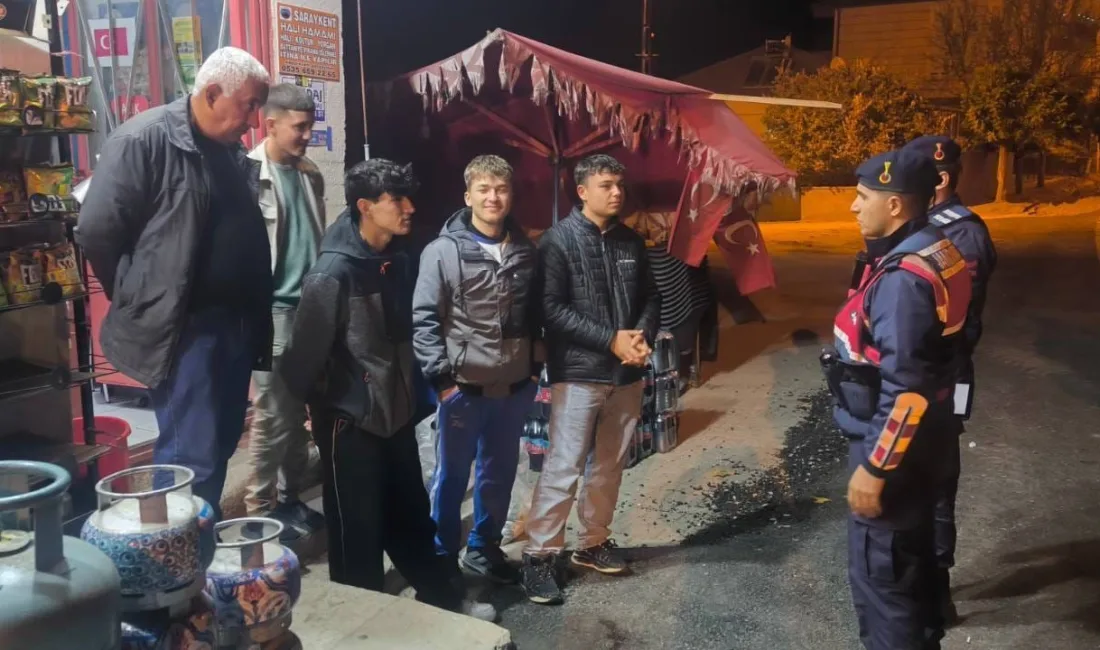 Yozgat'ın Saraykent ilçesinde İlçe Jandarma Komutanlığı ekipleri, devriye faaliyetleri sırasında