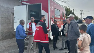 Yerköy Sosyal Hizmet Merkezi Müdürlüğü, ilçe pazarında kurduğu mobil sosyal