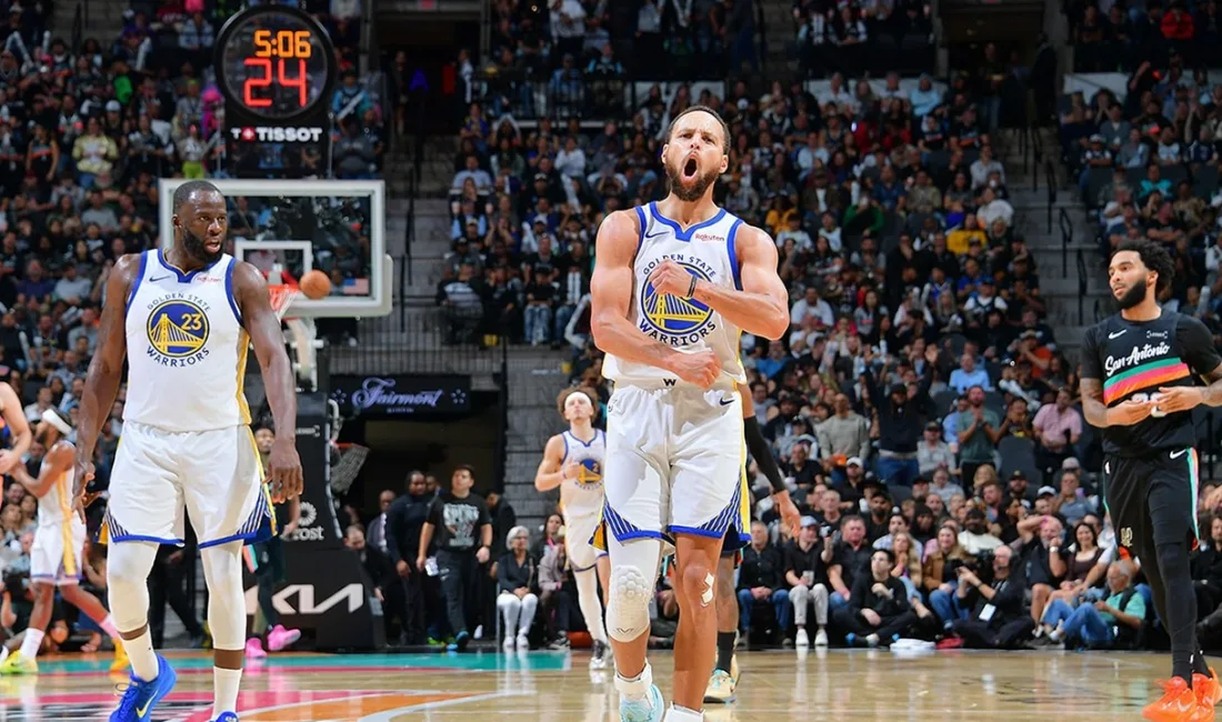 NBA Cup 2025’te Spurs – Warriors karşılaşması damga vurdu. Stephen