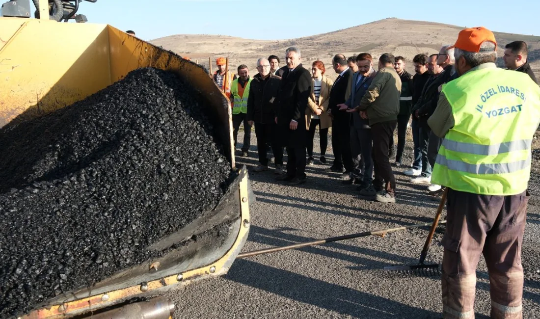 Yozgat Valisi Mehmet Ali Özkan, İl Özel İdaresi tarafından yürütülen