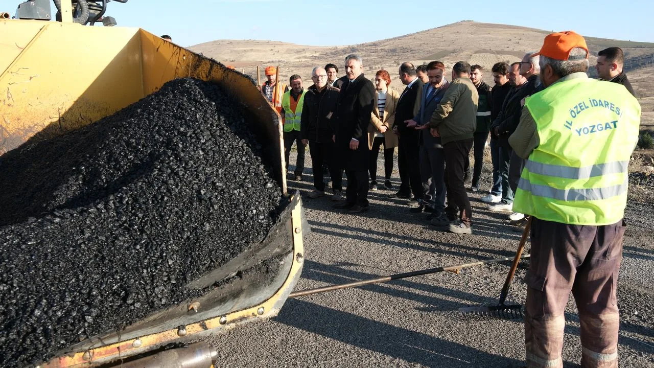 Yozgat Valisi Mehmet Ali Özkan, İl Özel İdaresi tarafından yürütülen