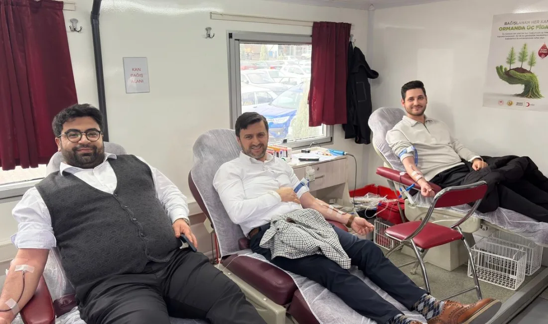 Yerköy Devlet Hastanesi'nde başhekim vekili ve idari müdür, Kızılay’ın kan