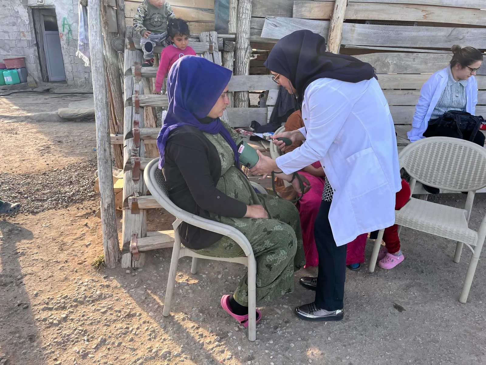 Mevsimlik tarım işçileri, Yerköy İlçe Sağlık Müdürlüğü ekipleri tarafından ziyaret