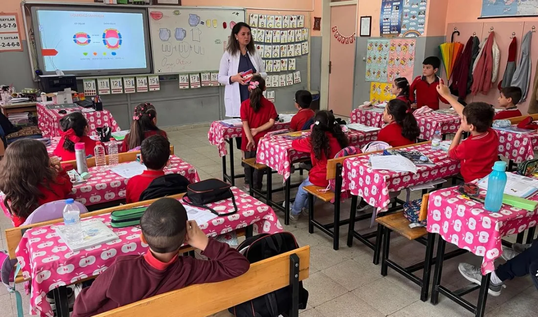 Yerköy İlçe Sağlık Müdürlüğü, Toki İlköğretim Okulu'nda öğrencilere ağız ve