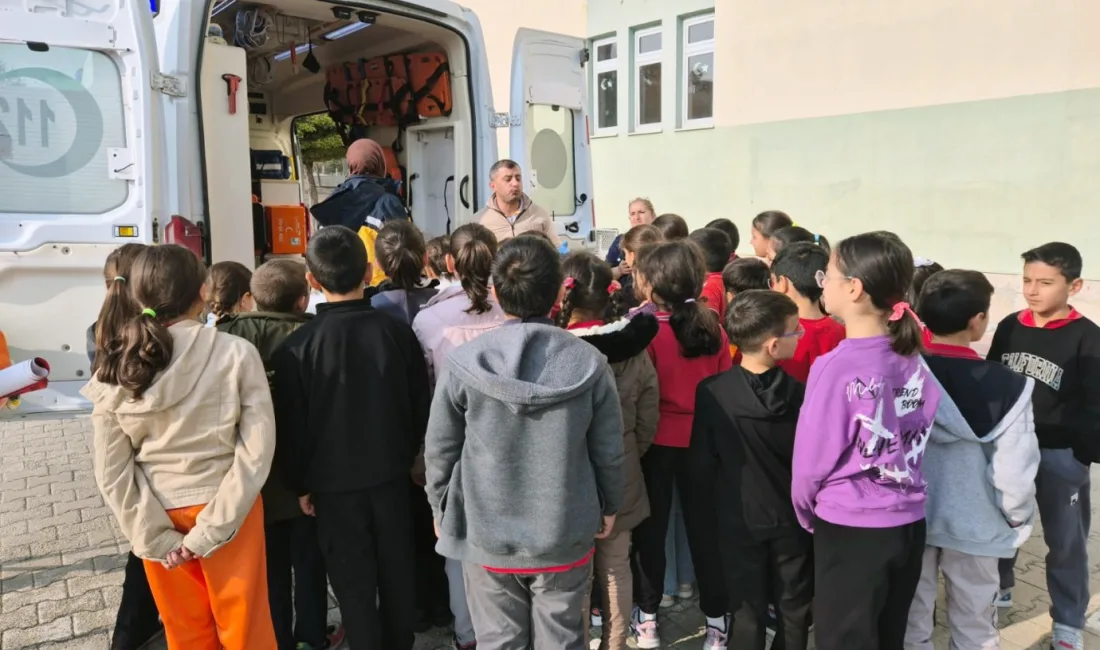 Yozgat'ın Yerköy TOKİ İlköğretim Okulu'nda, "Sağlıklı Yaşam, 112 Acil Sağlık