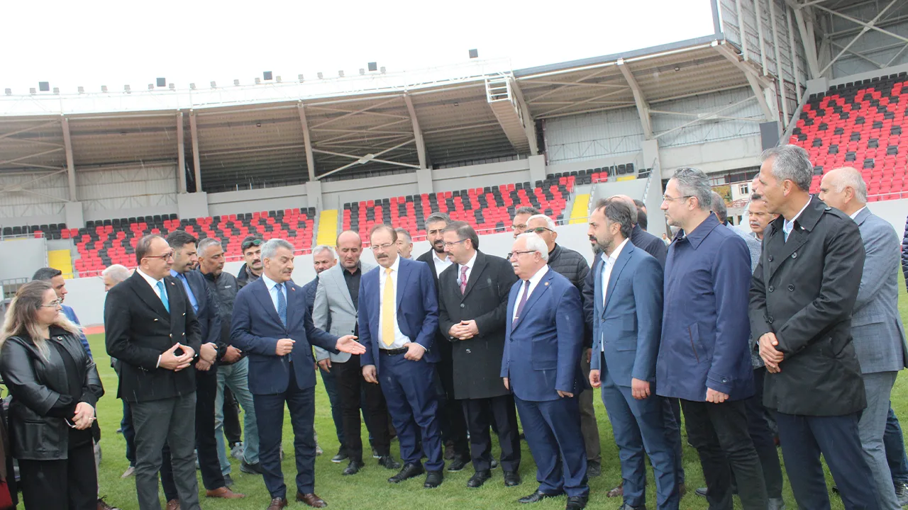 Yozgat’ta inşaatı süren Yeni Yozgat Stadyumu, Aralık ayında futbolcuların kullanımına