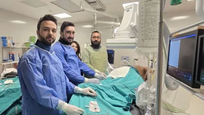 Girişimsel Radyoloji ve Üroloji kliniklerinin ortak çalışmasıyla Yozgat Şehir Hastanesi