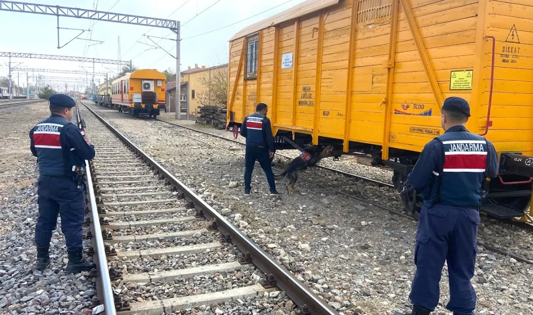 Yozgat’ın Yenifakılı ilçesinde, İlçe Jandarma Komutanlığı ekipleri tarafından TCDD tren