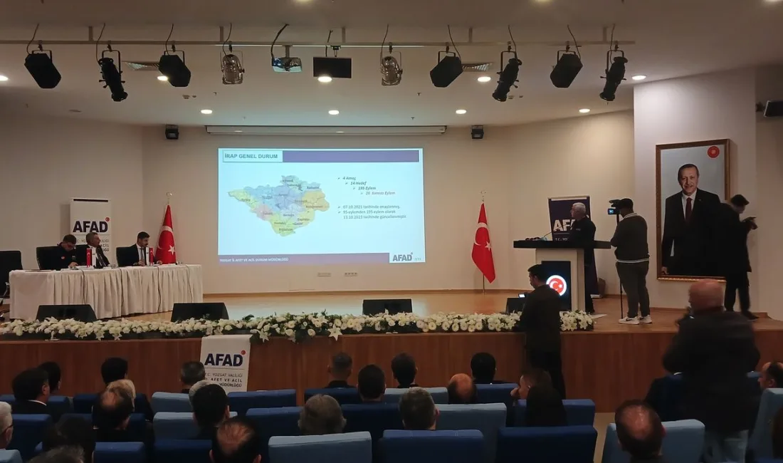 Yozgat Valisi Mehmet Ali Özkan başkanlığında İl Afet ve Acil