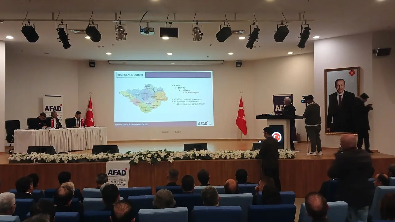 Yozgat Valisi Mehmet Ali Özkan başkanlığında İl Afet ve Acil