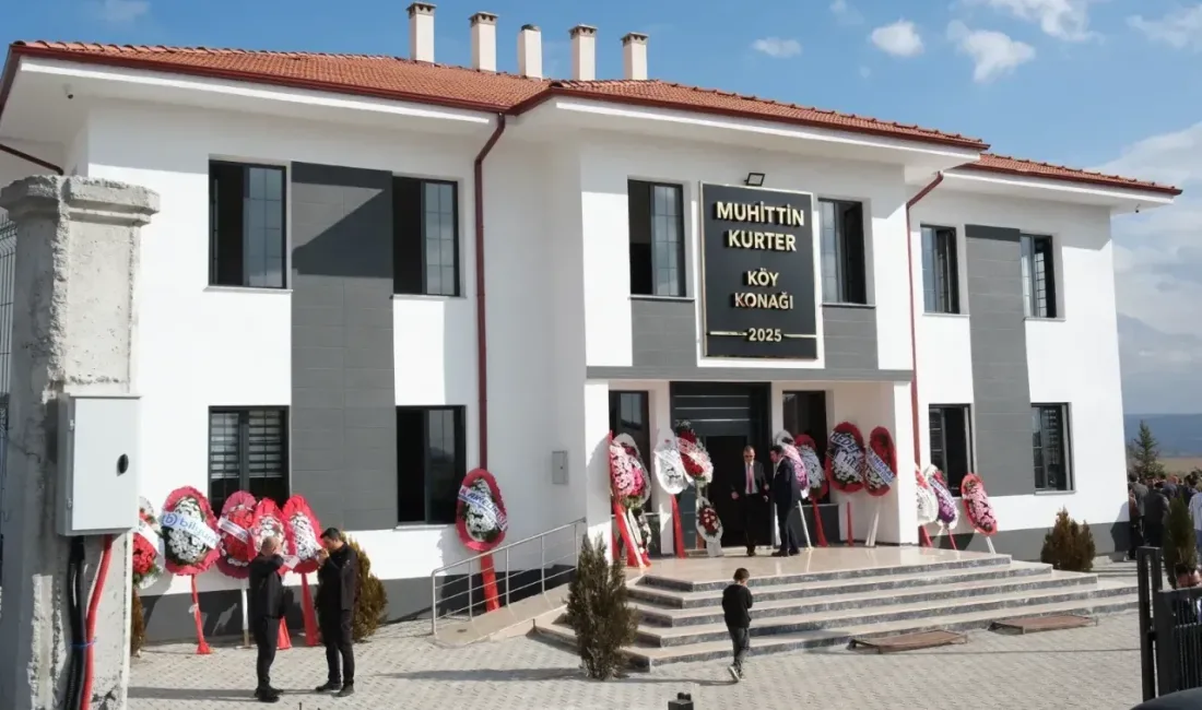 Yozgat’ın Kadışehri ilçesine bağlı Kabalı Köyü, modern köy konağıyla tanıştı.